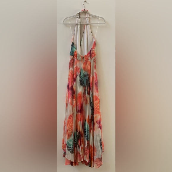 Alice & Olivia Pleated Halter Maxi Dress - Picture 9 of 10